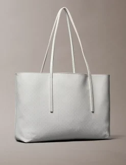 Tote bag met gecoat embleem en buidel