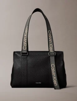 Tote bag met logoband