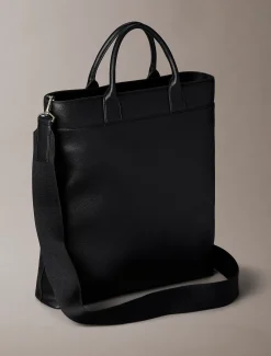 Tote bag met logo in reliëf