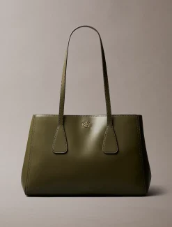 Tote bag met monogram hardware
