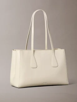Tote bag met monogram hardware