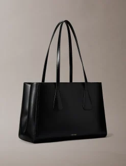 Tote bag met monogram hardware