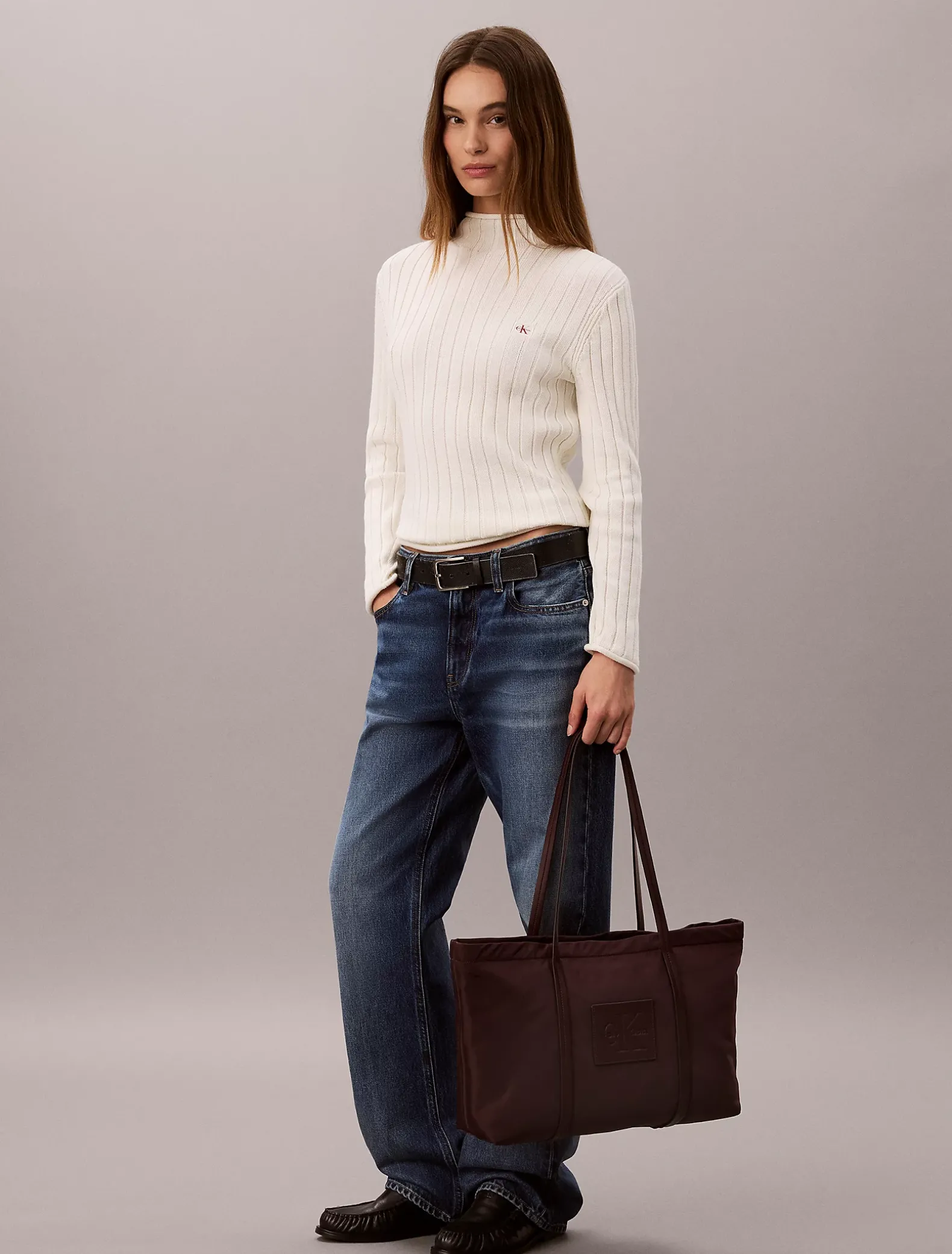 Tote bag met monologo in reliëf