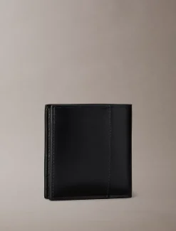 Trifold portemonnee met all-over embleemlogo en muntvakje