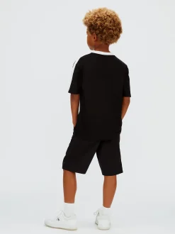 T-shirt met colourblock tape