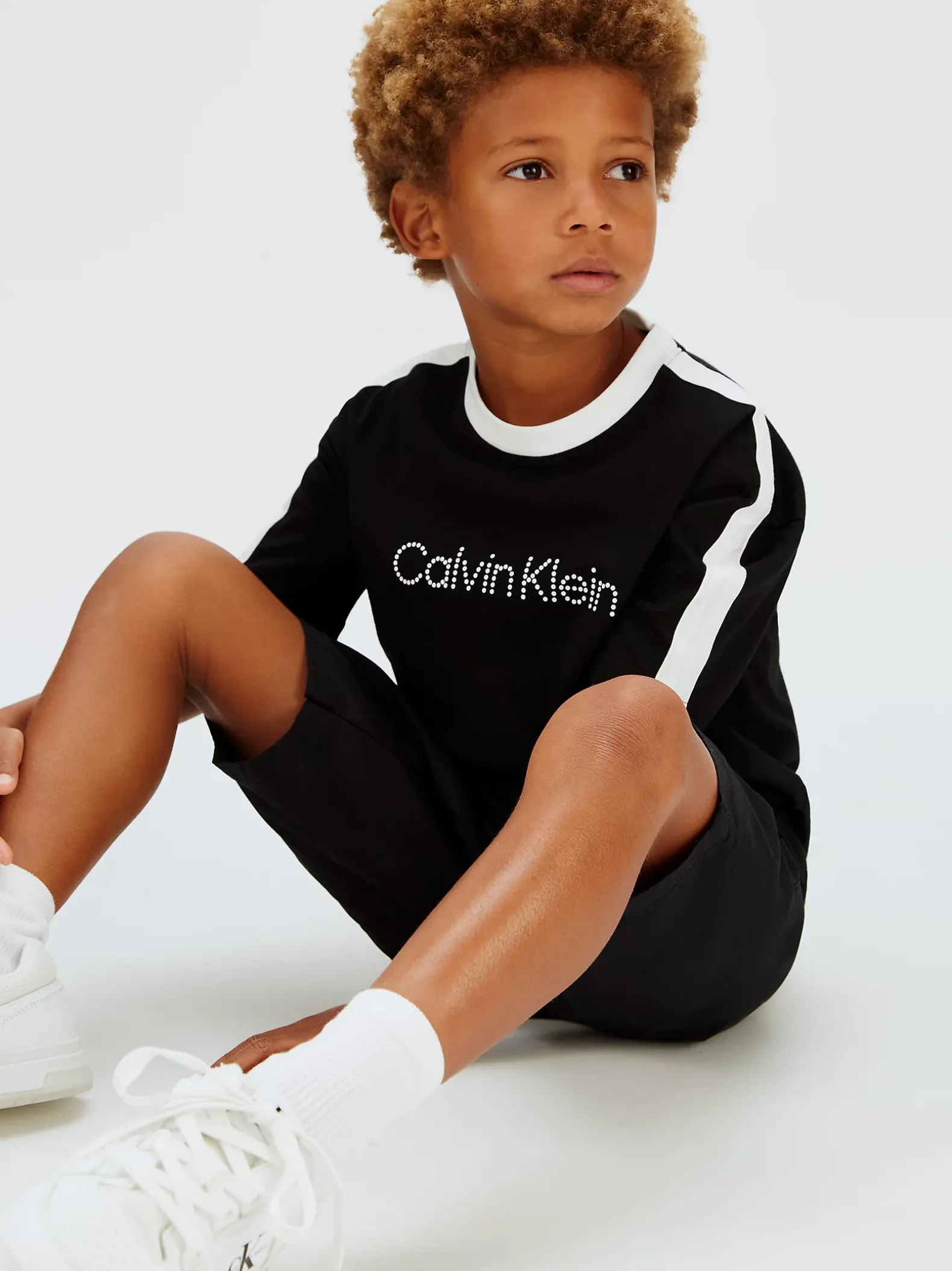 T-shirt met colourblock tape