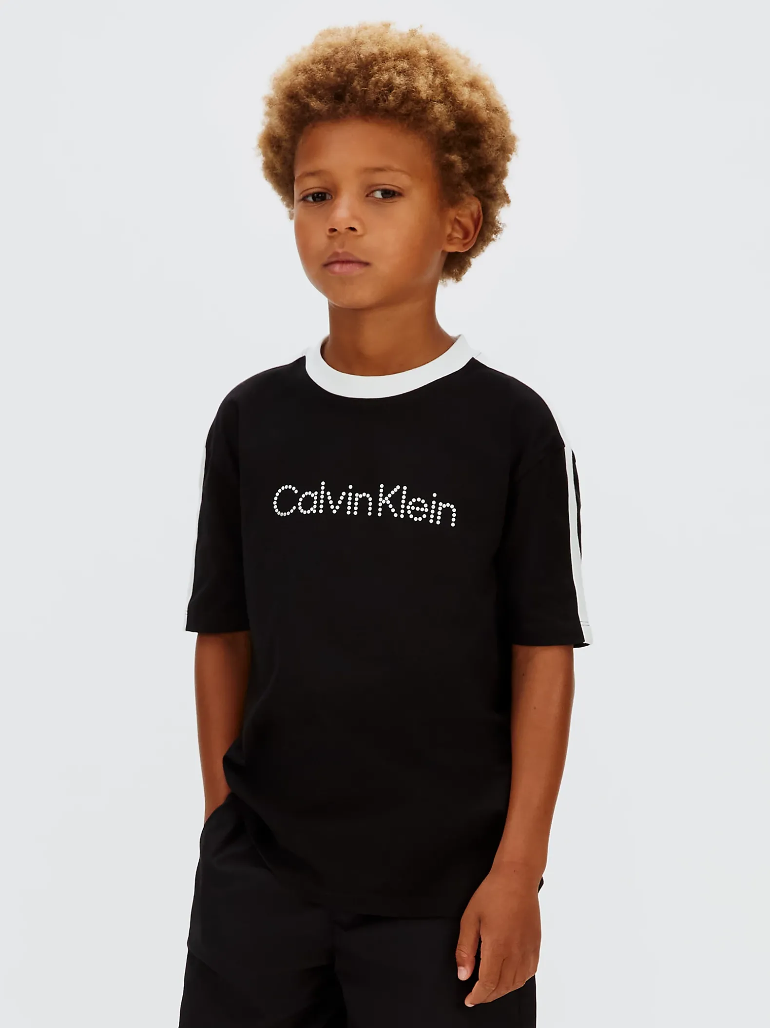T-shirt met colourblock tape