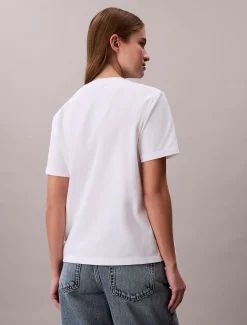 T-shirt met geborduurd logo