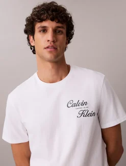 T-shirt met geborduurd logo