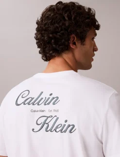 T-shirt met geborduurd logo
