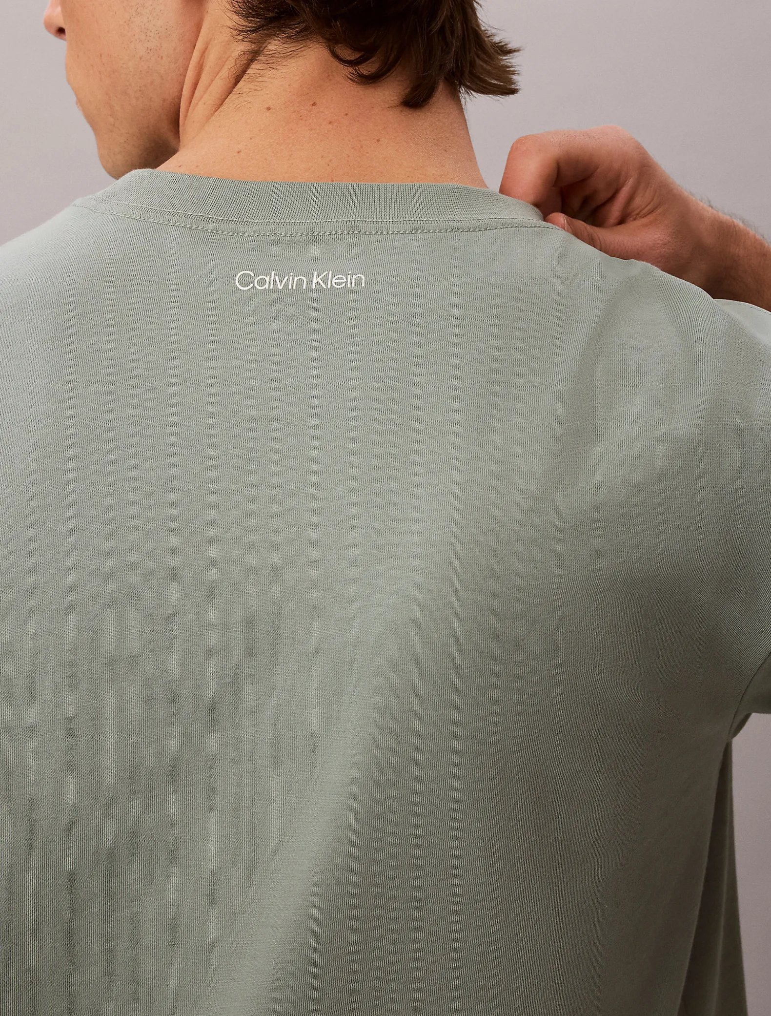 T-shirt met geborduurd logo