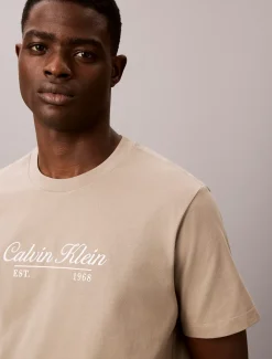 T-shirt met geborduurd logo