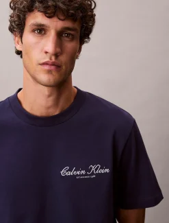 T-shirt met geborduurd logo
