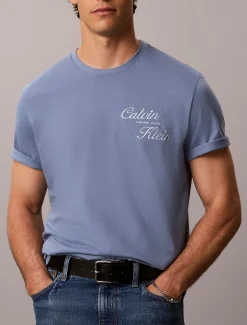 T-shirt met geborduurd logo