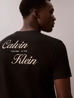 T-shirt met geborduurd logo