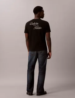 T-shirt met geborduurd logo