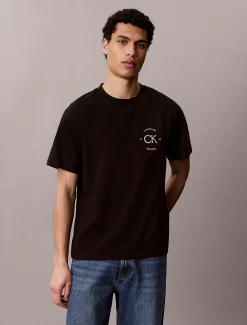 T-shirt met geborduurd logo