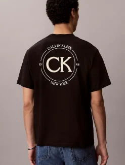 T-shirt met geborduurd logo