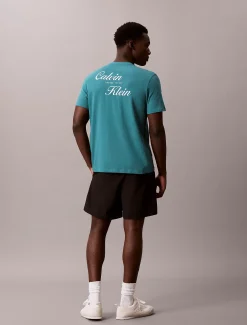 T-shirt met geborduurd logo
