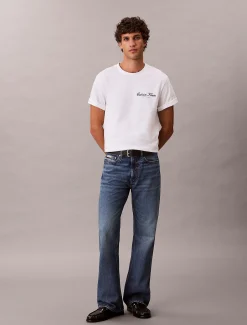 T-shirt met geborduurd logo