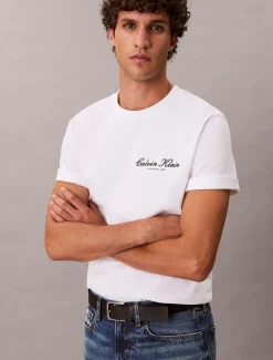 T-shirt met geborduurd logo