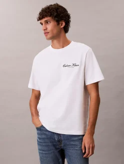 T-shirt met geborduurd logo