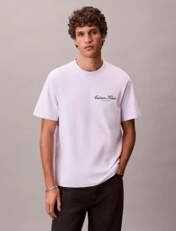 T-shirt met geborduurd logo
