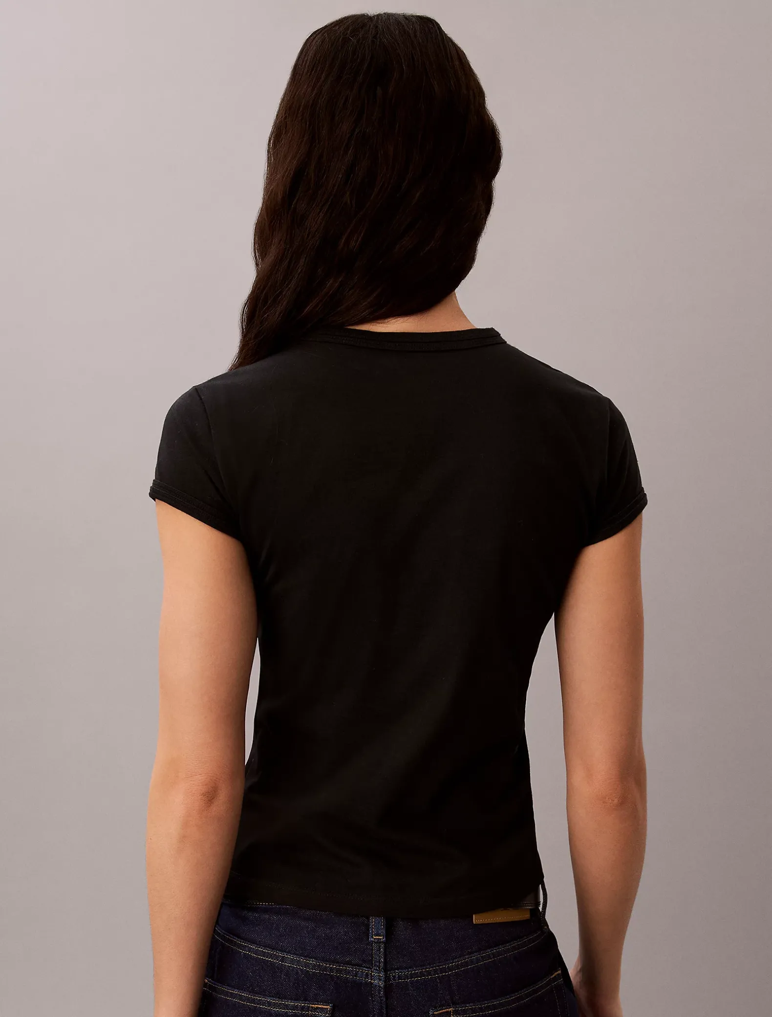 T-shirt met hartjeslogo en slim fit