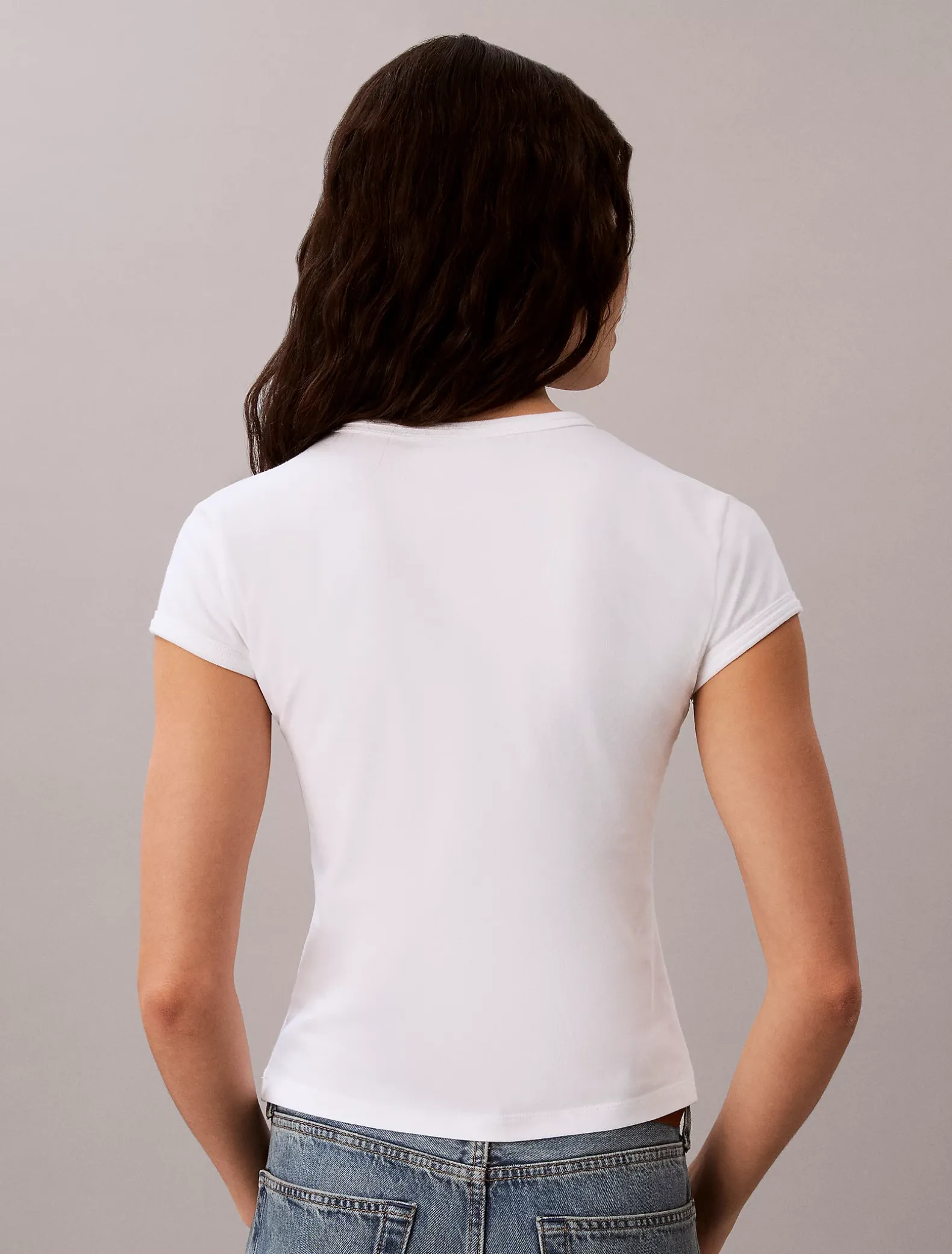 T-shirt met hartjeslogo en slim fit