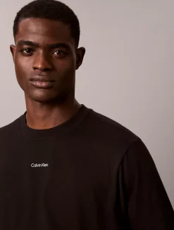 T-shirt met lange mouwen en logo achter