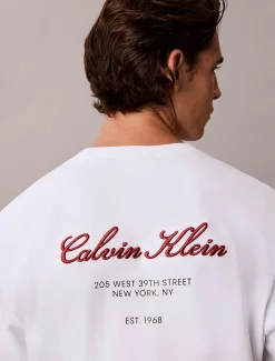 T-shirt met lange mouwen en logo achter