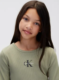 T-shirt met lange mouwen en logo voor kinderen