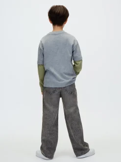 T-shirt met logo-applicatie voor kinderen