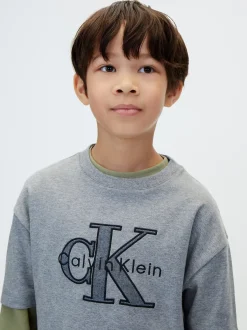 T-shirt met logo-applicatie voor kinderen
