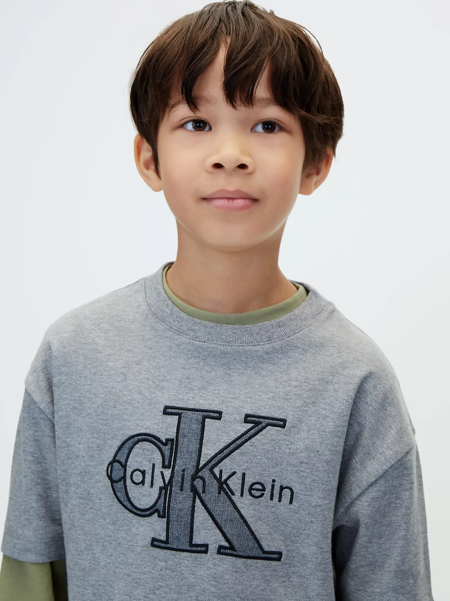 T-shirt met logo-applicatie voor kinderen