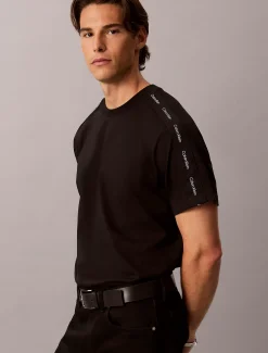 T-shirt met logoband