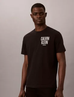 T-shirt met logo op de achterkant