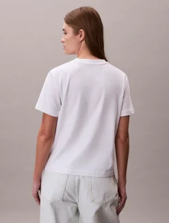 T-shirt met monogram applicatie