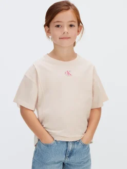 T-shirt met pintuck detail