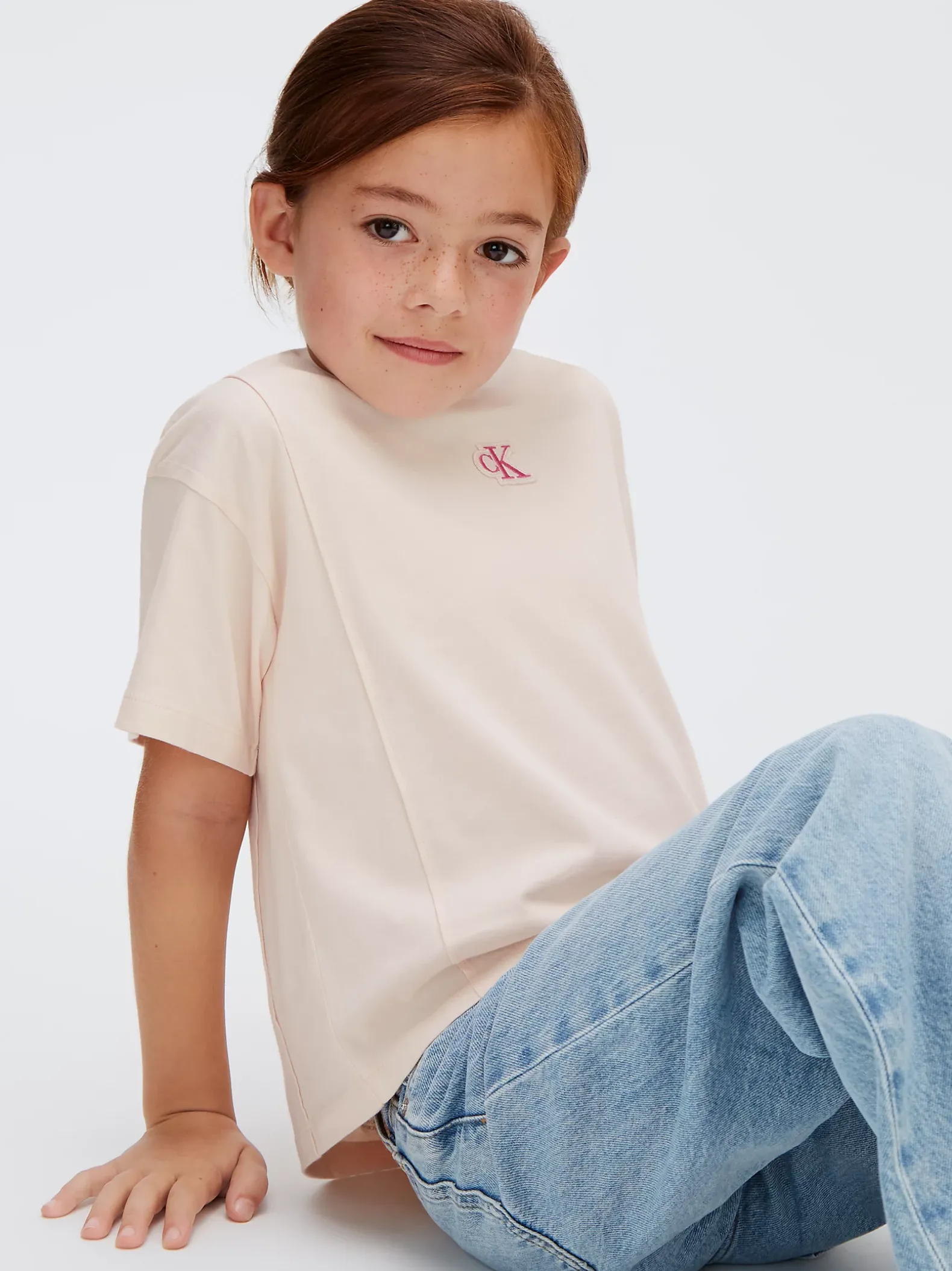 T-shirt met pintuck detail