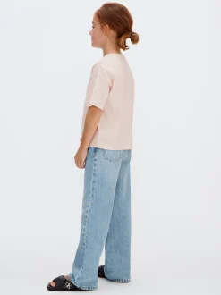 T-shirt met pintuck detail