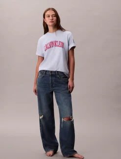 T-shirt met Varsity-logo