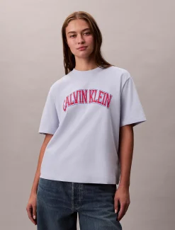 T-shirt met Varsity-logo