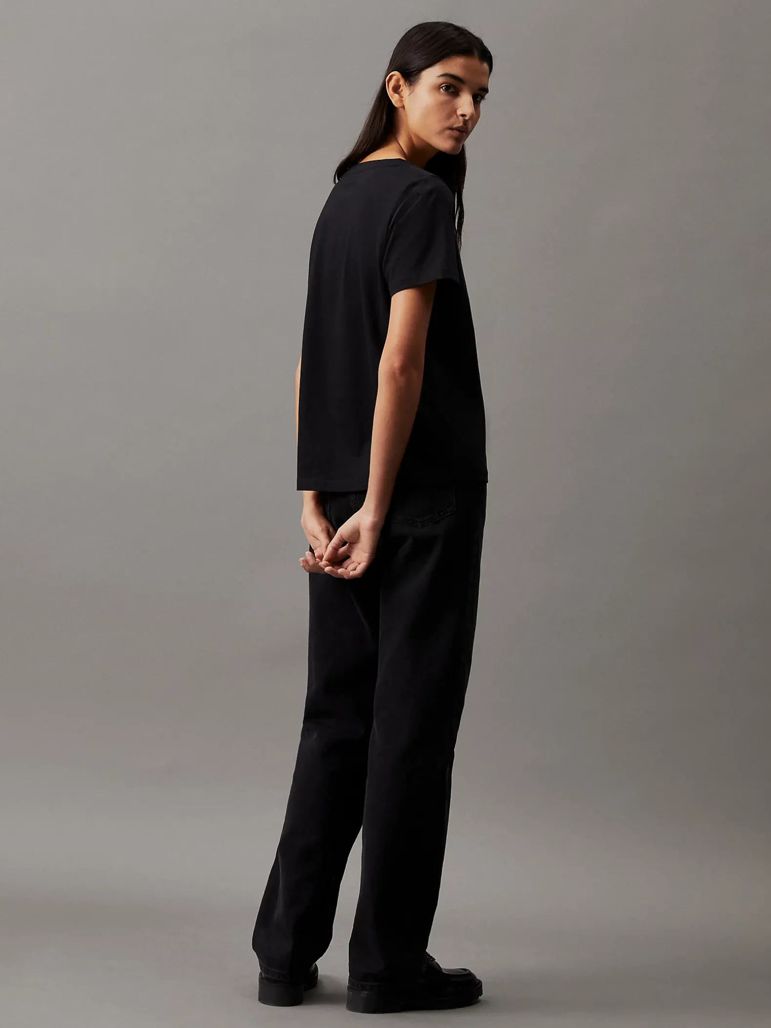 T-shirt met V-hals