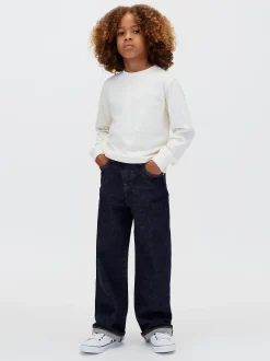 T-shirt met zakje en lange mouwen voor kinderen