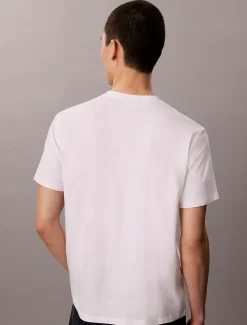 T-shirt van katoen met embleem