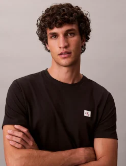 T-shirt van katoen met embleem