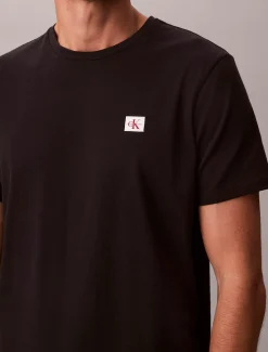 T-shirt van katoen met embleem