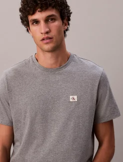 T-shirt van katoen met embleem