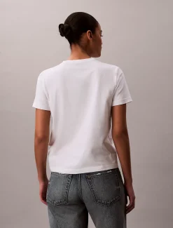 T-shirt van zacht katoen met embleem